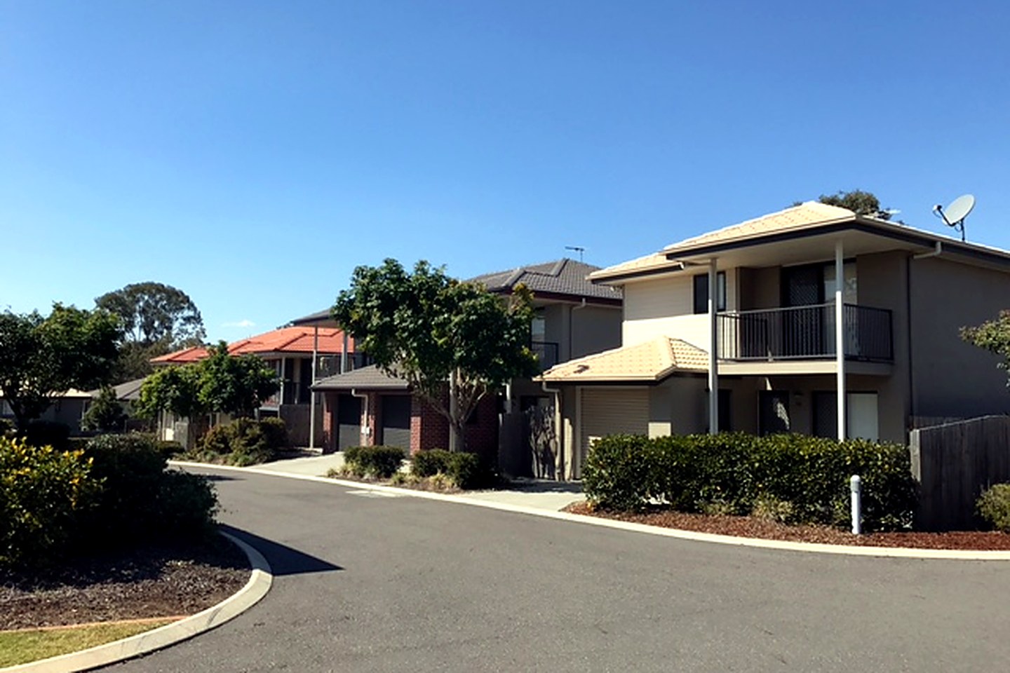 Landscaped three-bedroom townhouses at Durack Outlook Courts